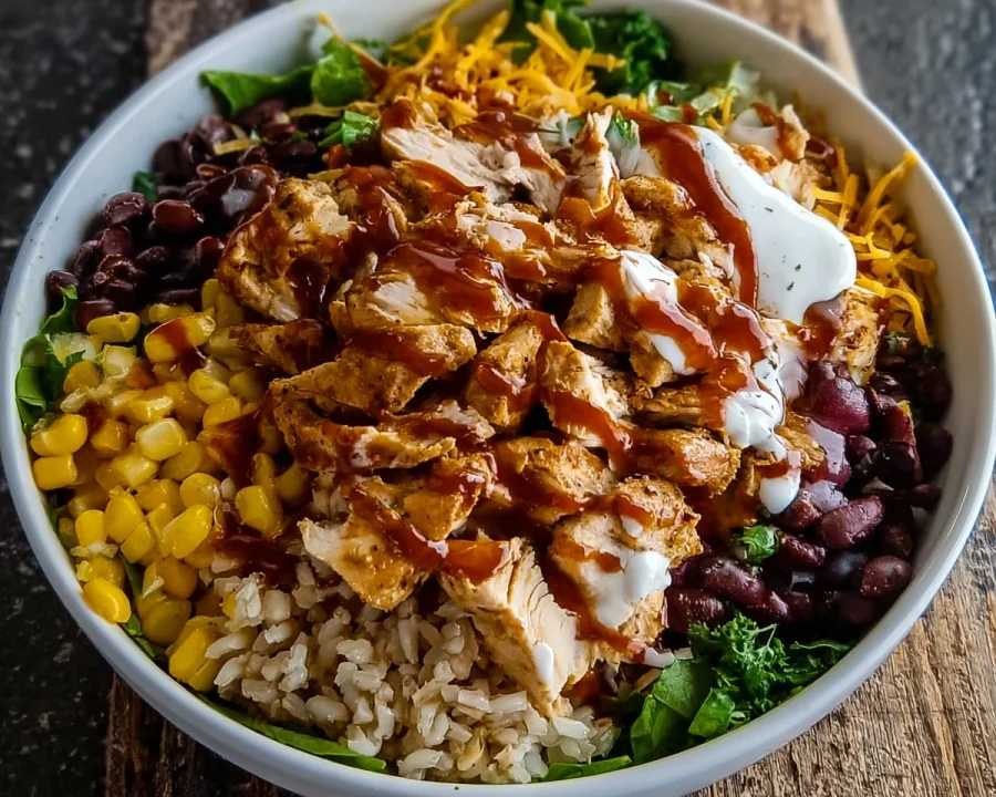 BBQ Ranch Chicken Bowl: Macro-Friendly & High Protein