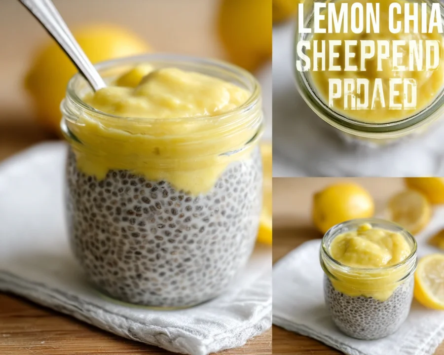 Bright & Creamy Lemon Chia Seed Pudding Recipe