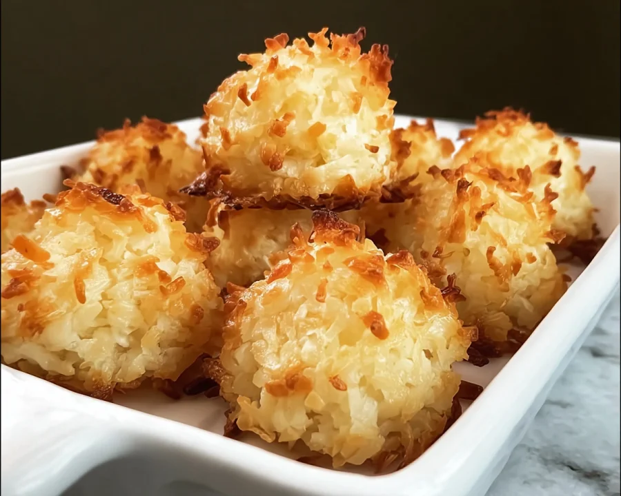 Easy Keto Coconut Macaroons (3 Ingredients)