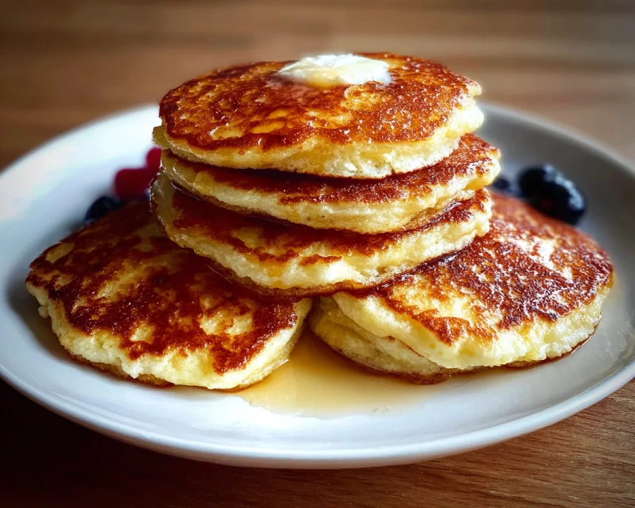 High-Protein Cottage Cheese Pancakes: Fluffy & Healthy
