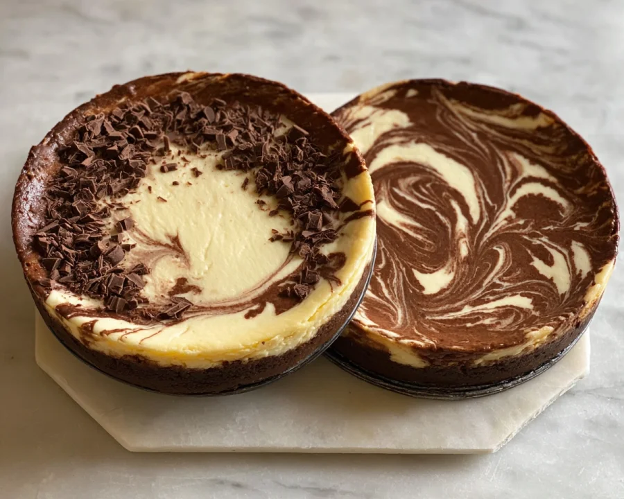 Keto Marble Cheesecake Swirl: Low-Carb Dessert