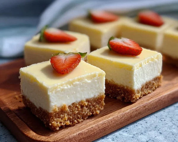 5-Ingredient Keto No-Bake Cheesecake Bars