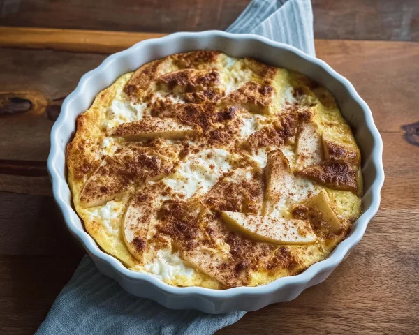 Apple Cinnamon Cottage Cheese Bake | High-Protein Breakfast
