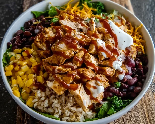 BBQ Ranch Chicken Bowl: Macro-Friendly & High Protein
