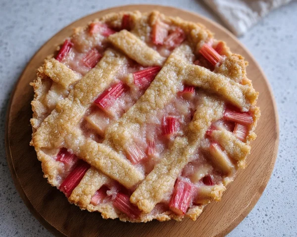 Easy Rhubarb Bars with Buttery Crust Recipe