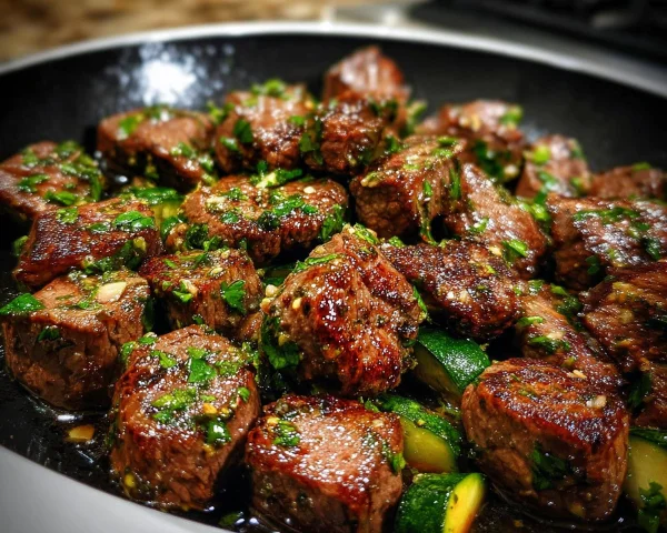 Garlic Butter Steak Bites: Quick 15-Min Low-Carb Dinner