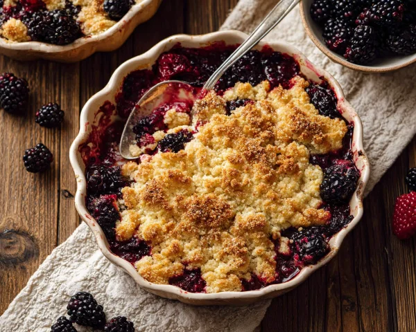 Keto Blackberry Cobbler: Low-Carb Dessert Recipe