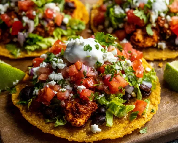 Low Calorie Tostadas: Quick High Protein Dinner