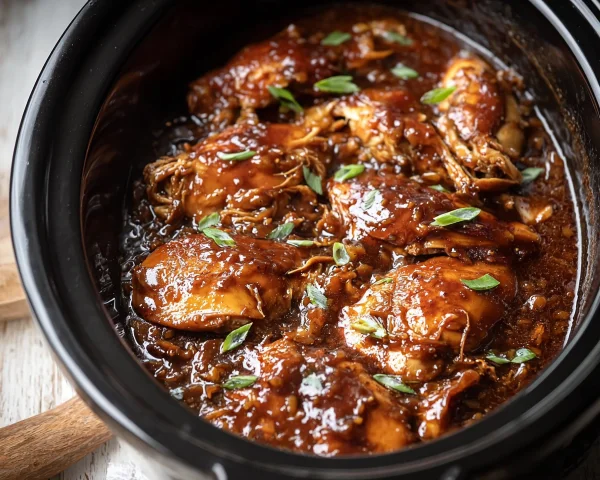 Slow Cooker Glazed Chicken: Easy Weeknight Dinner