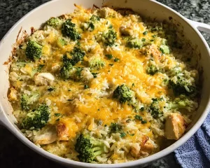 Chicken Broccoli Rice Bake