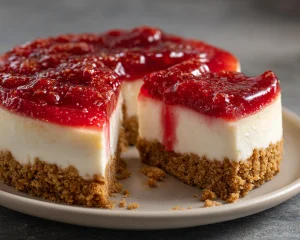 No-Bake Yogurt Jello Cake