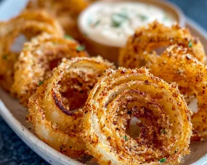Keto Protein Onion Rings